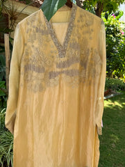 Organza Tissue Gold Mettalic Cord Set