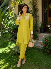 Mul chanderi cordset