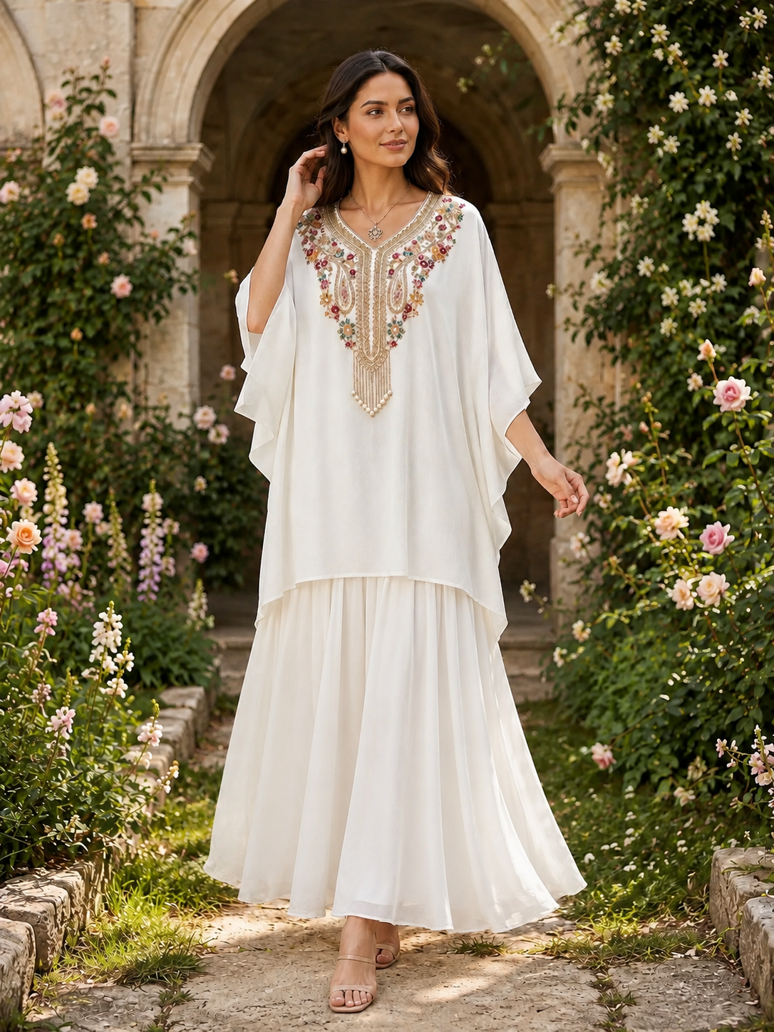 Kaftan & Cape skirt