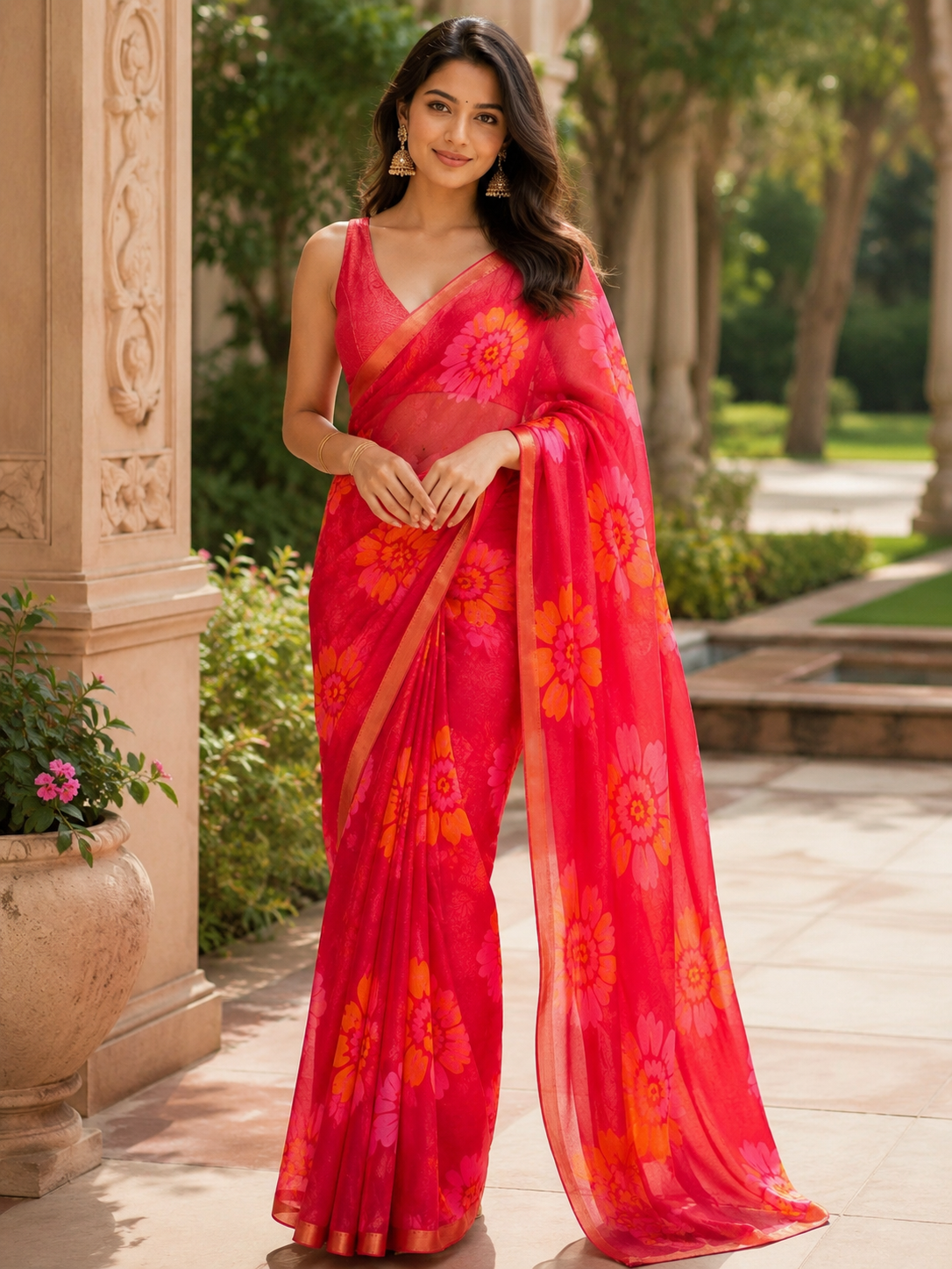 Cotton Weave Saree