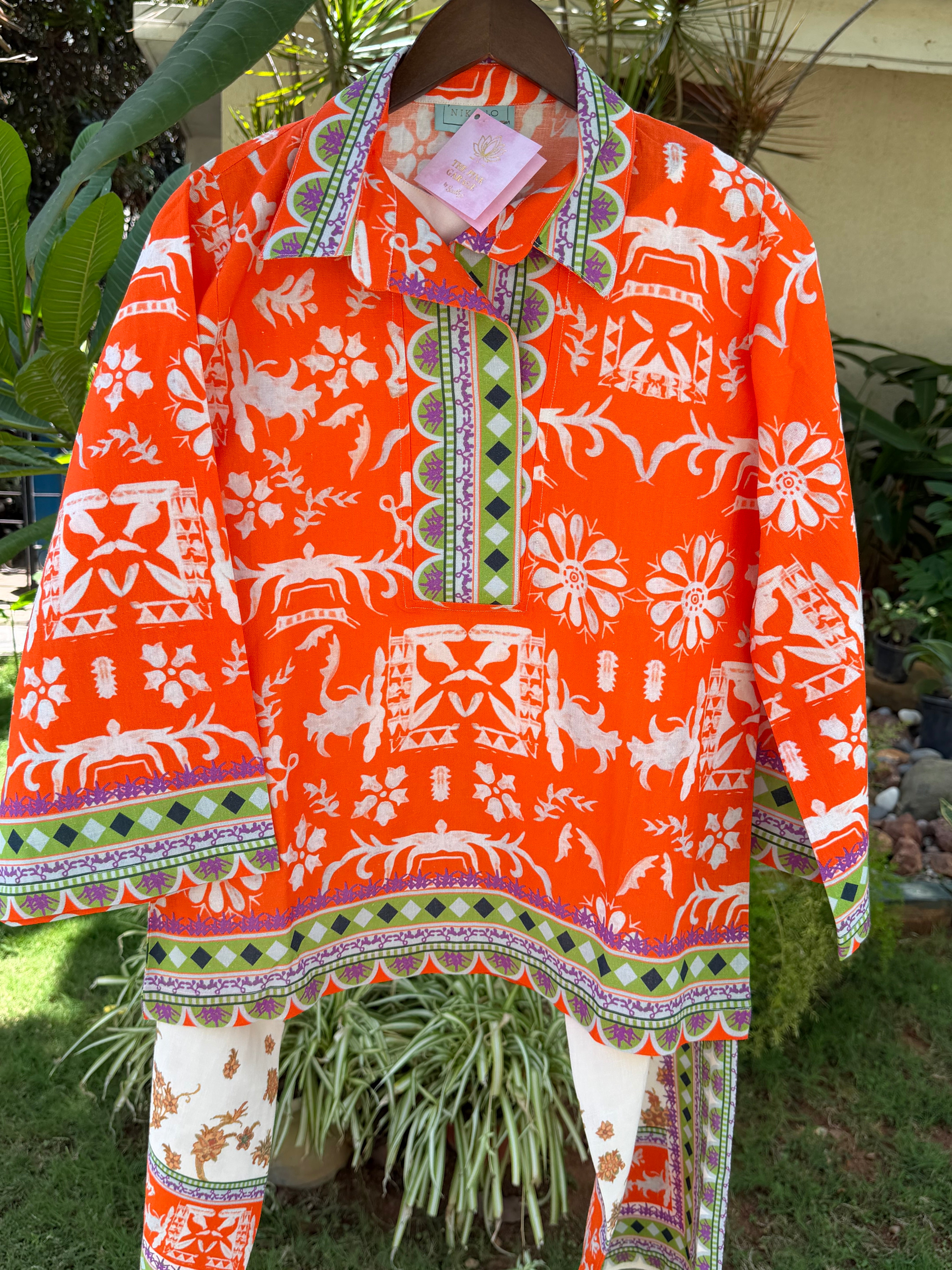 Linen cotton Cordset