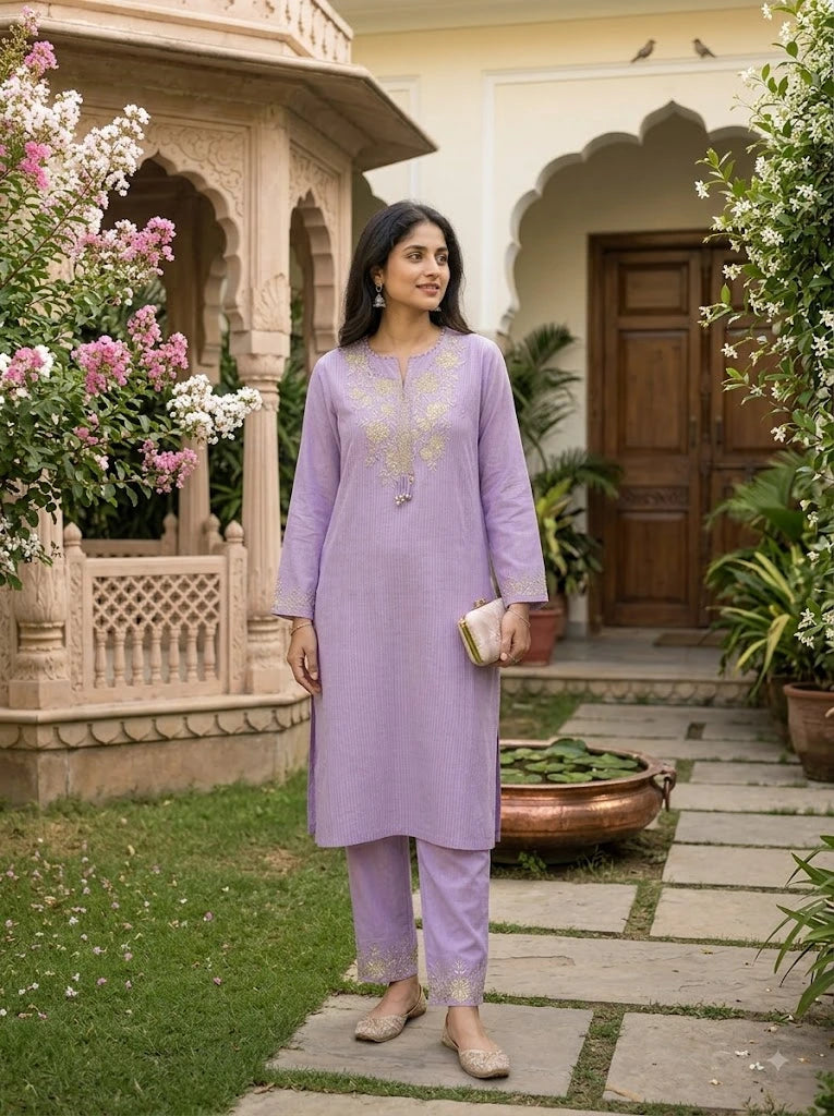 Linen cotton Cordset