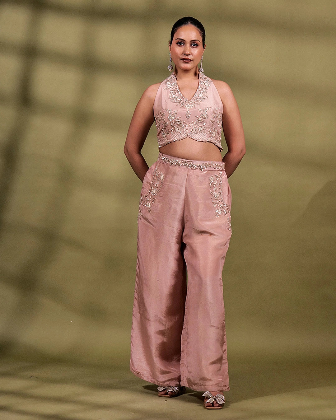 This Blush Pink cordset crafted
