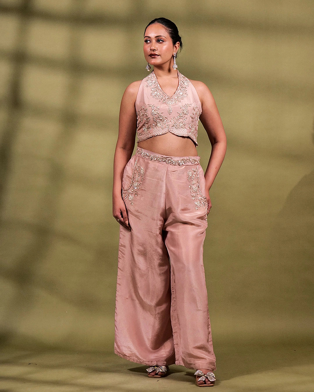 This Blush Pink cordset crafted